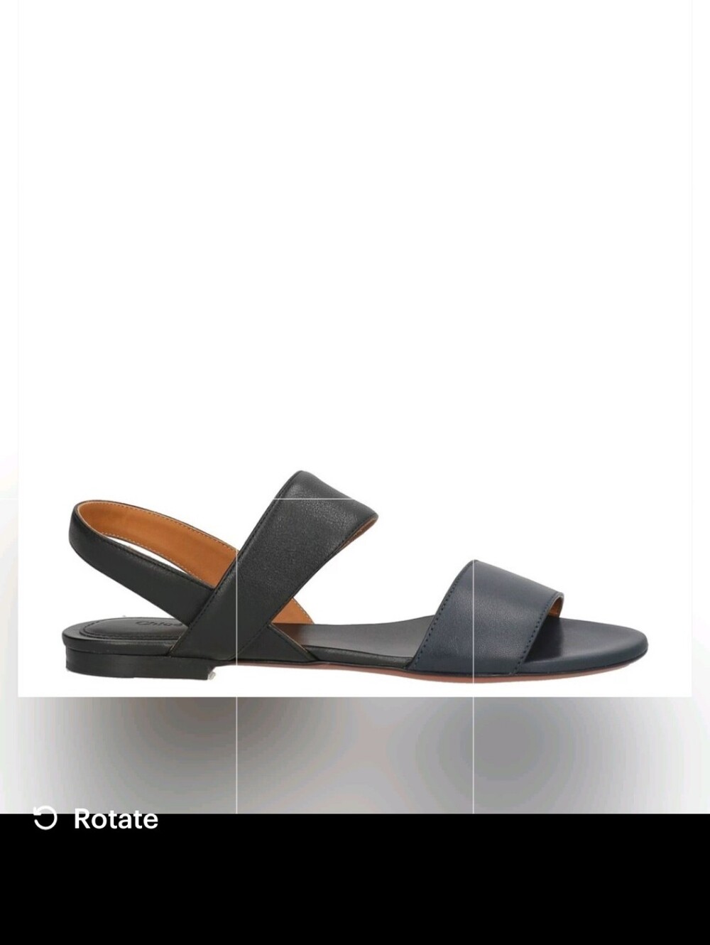 Chloé Two-Tone Leather Sandal